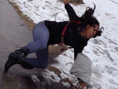 slipping on ice1 crop